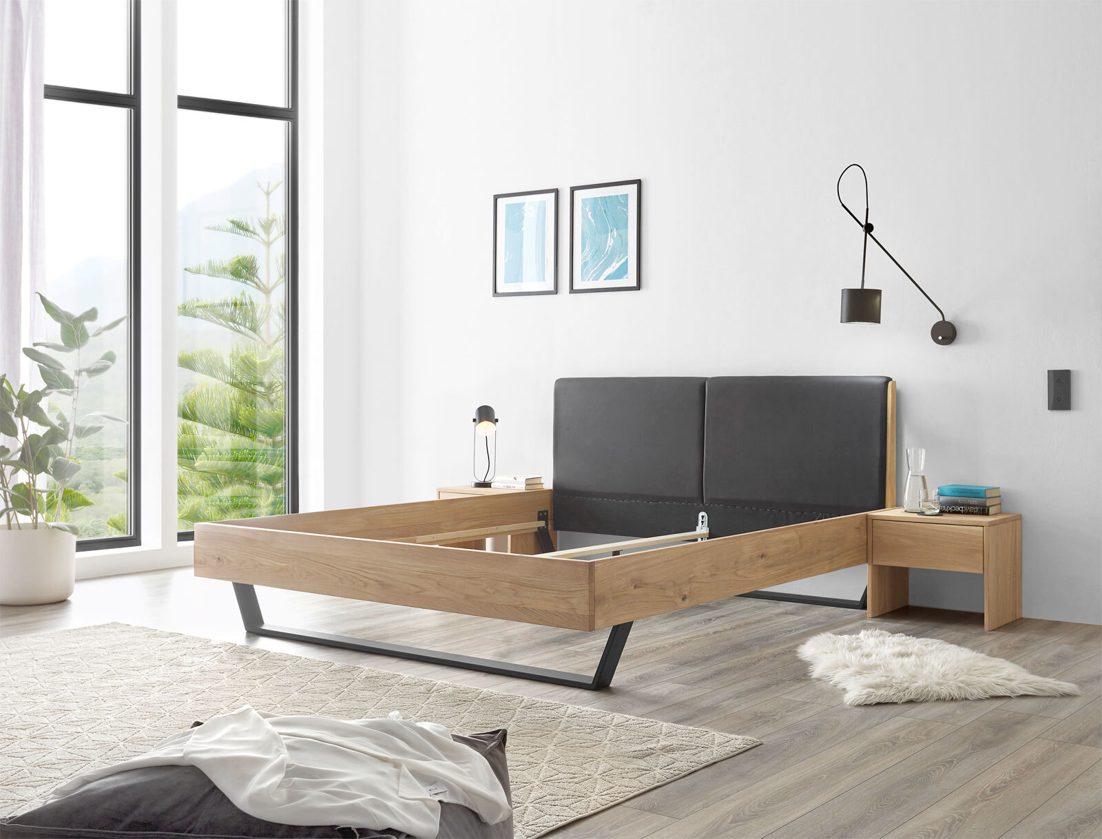 Bettgestell Keke 180 x 200 cm Fichte massiv