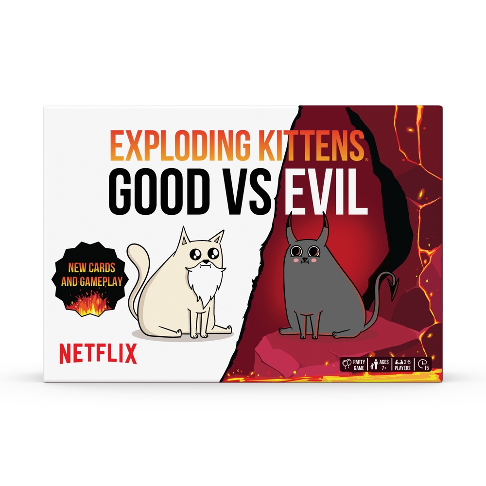 Exploding Kittens: Gut gegen Böse Kartenspiel