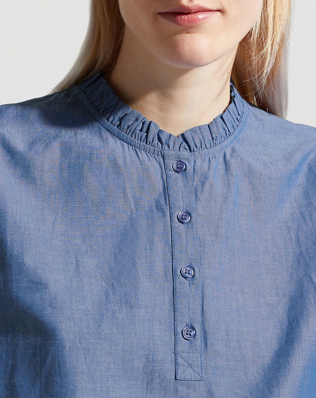 Jodhpur Top Rill chambray bleu