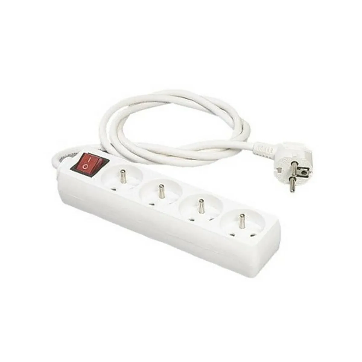 ERARD Group Erard bloc multiprise 4 prises avec interrupteur - Blanc