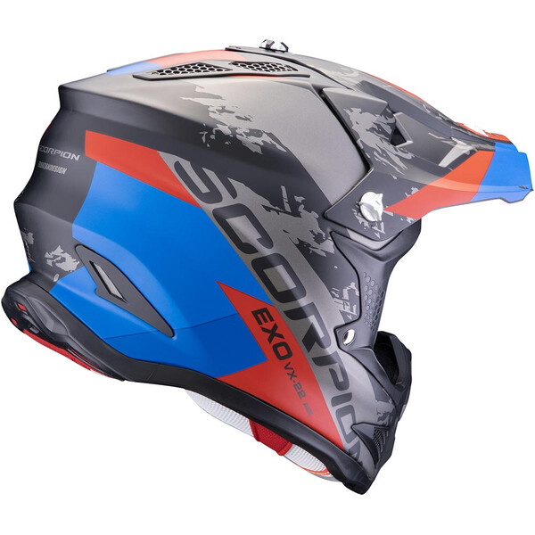 Scorpion - Casque VX-22 Air CX Noir Mat / Bleu / Rouge