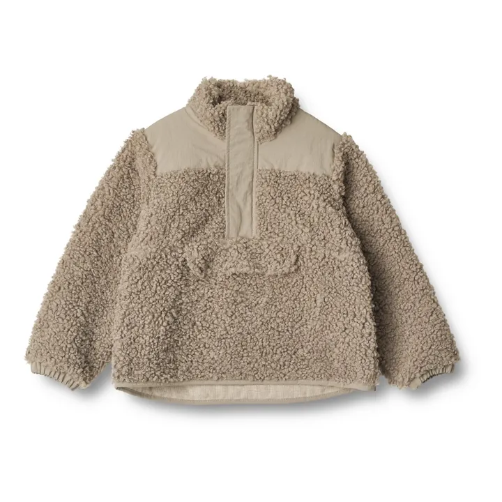 Wheat Anorak Sherpa Matières Recyclées Ruko | Beige