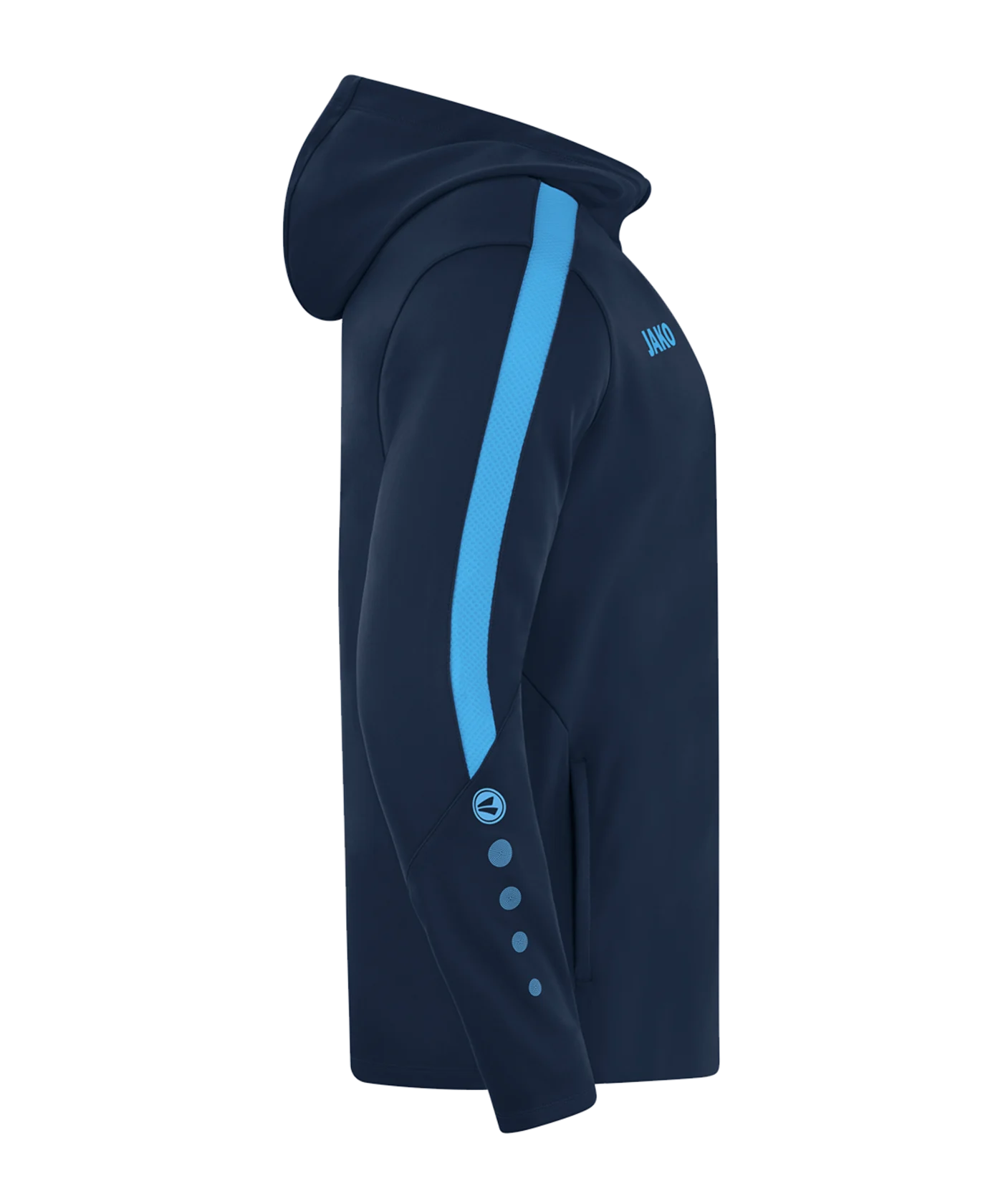 JAKO Power Kapuzenjacke Kids Blau F910