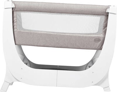 Shnuggle Air Bedside Crib, Stone Grey
