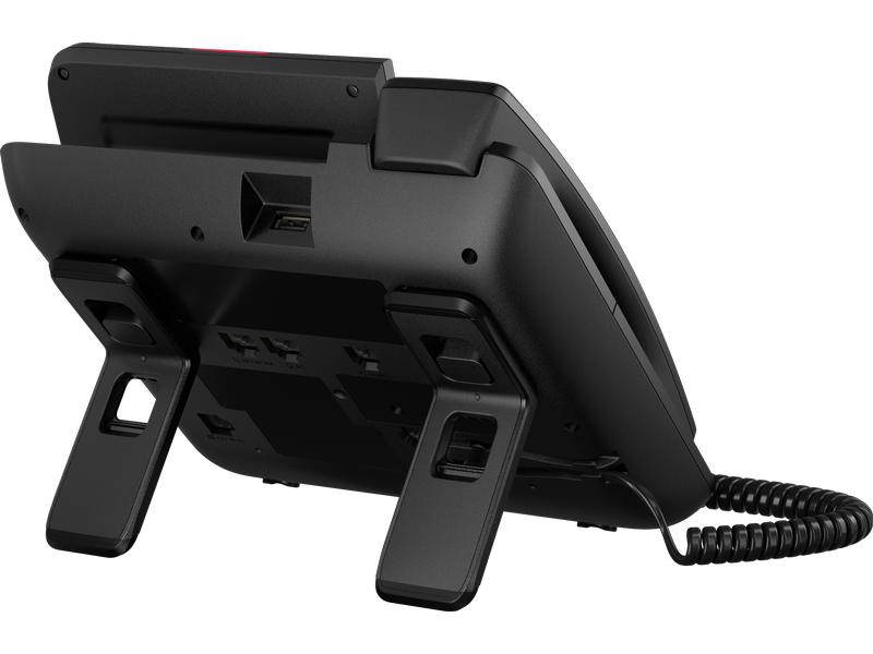 MITEL Tischtelefon OpenScape CP410 Schwarz Flexibles Tischtelefon für Anwendungen, bei denen eine stärkere Personalisierung erforderlich ist