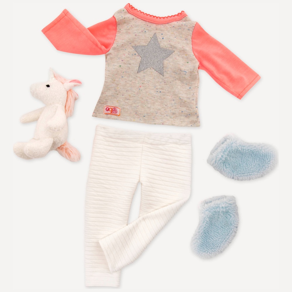 Our Generation Einhorn-Pyjama-Outfit