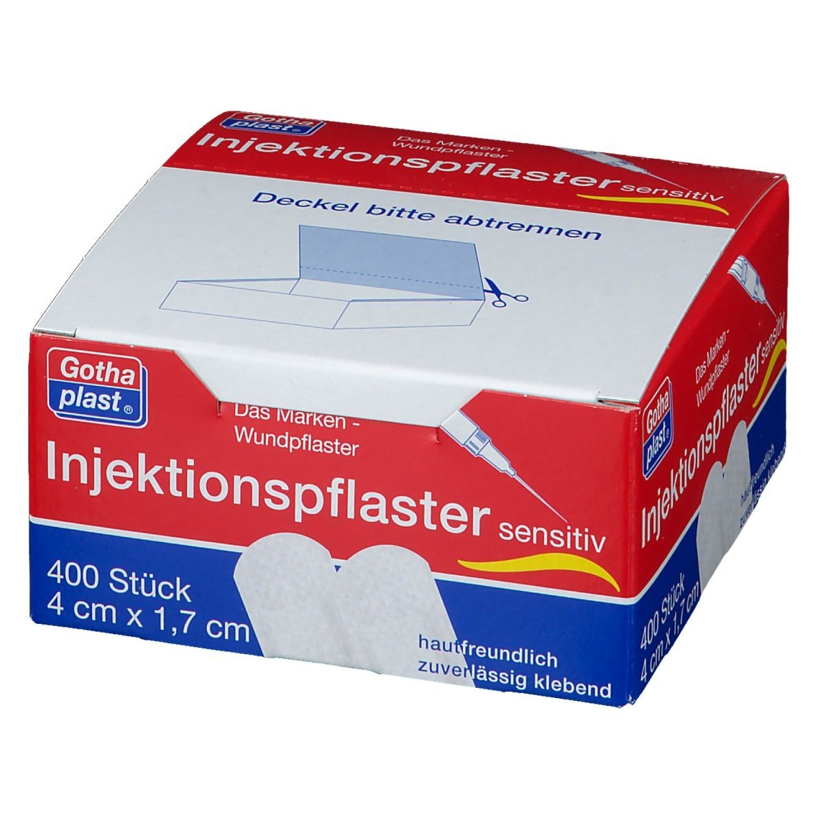 Gothplast® Injektionspflaster sensitiv 4 cm x 1,7 cm