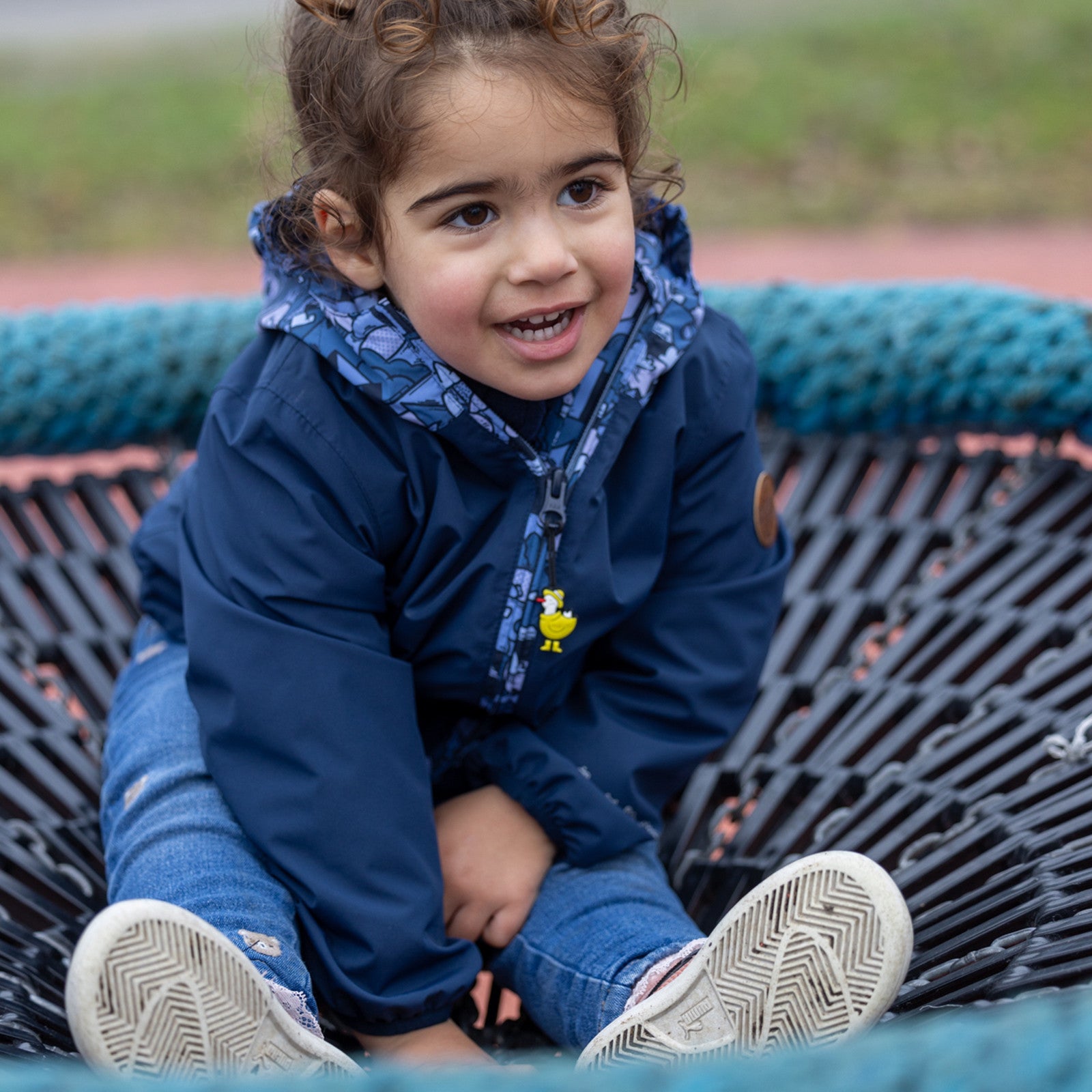 Kinder Malin Regenjacke dress blue
