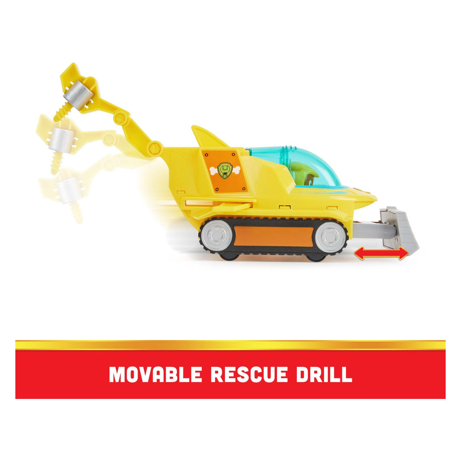 PAW Patrol Aqua Pups Rubble Deluxe Voertuig