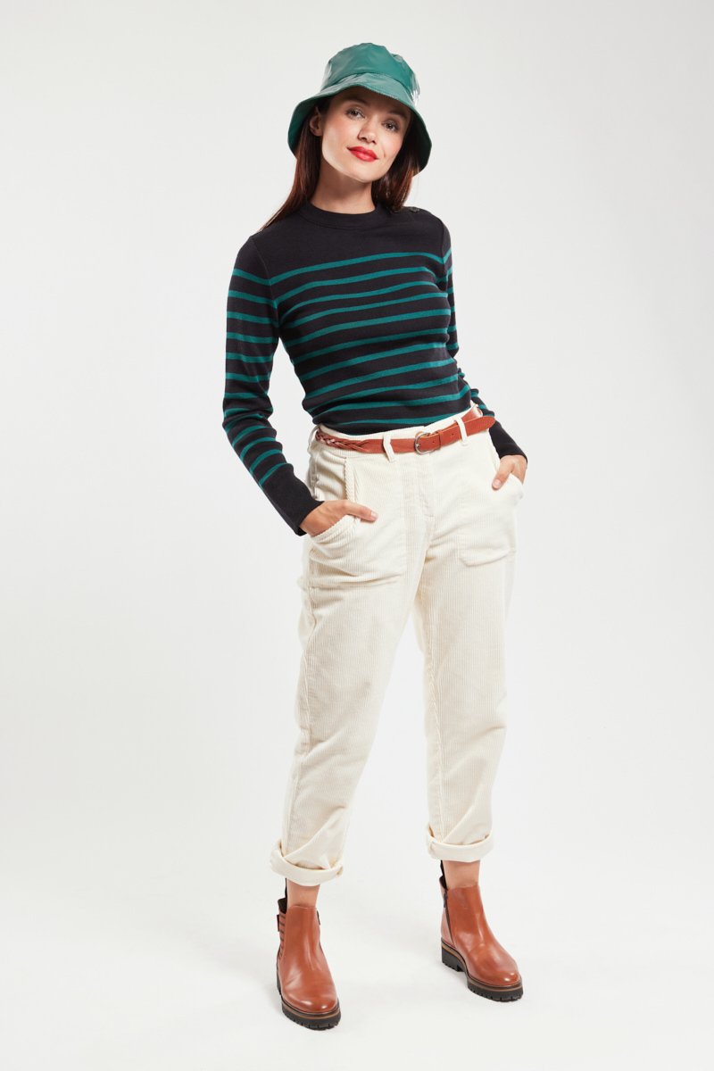Pull marin rayé 
