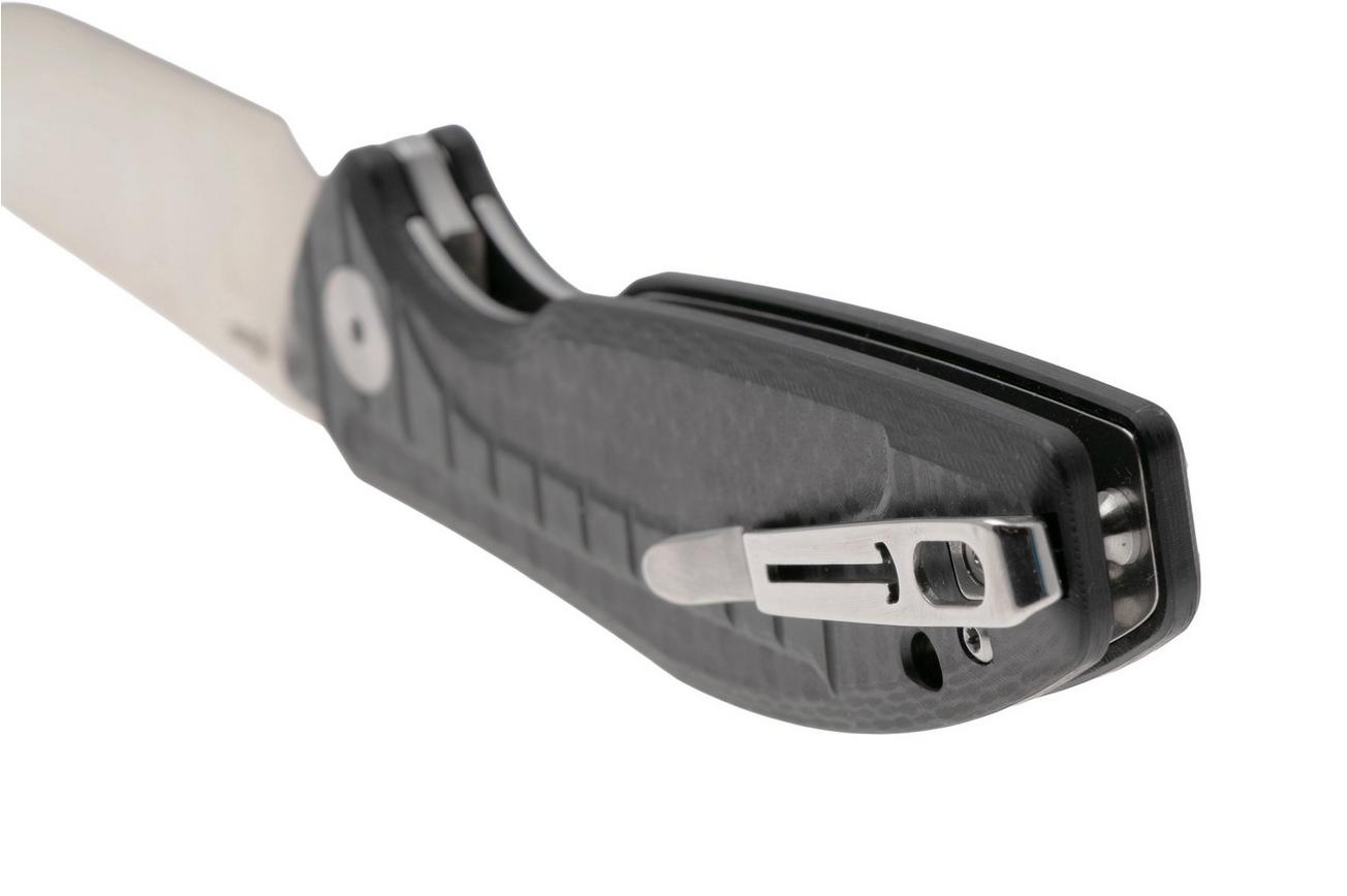 Bestechman Angry Owl BMK12F-1 Satin D2, Carbonfiber, zakmes