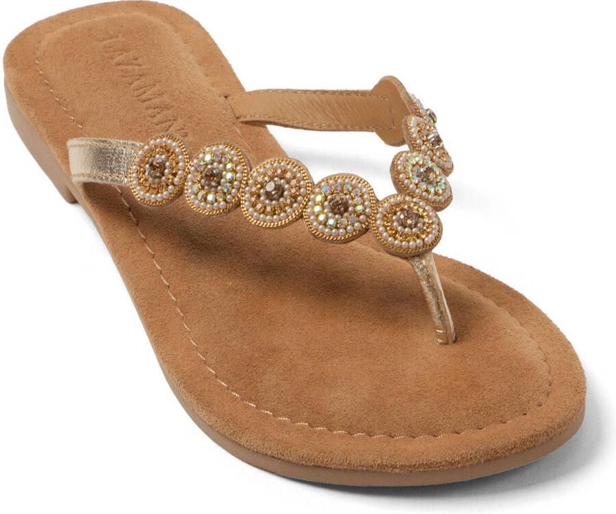 Lazamani Beads Small Rounds Teenslippers Dames