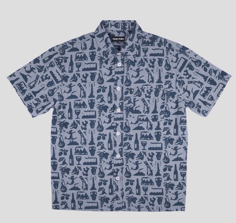 PassPort Shirt SS Life Of Leisure Merlot