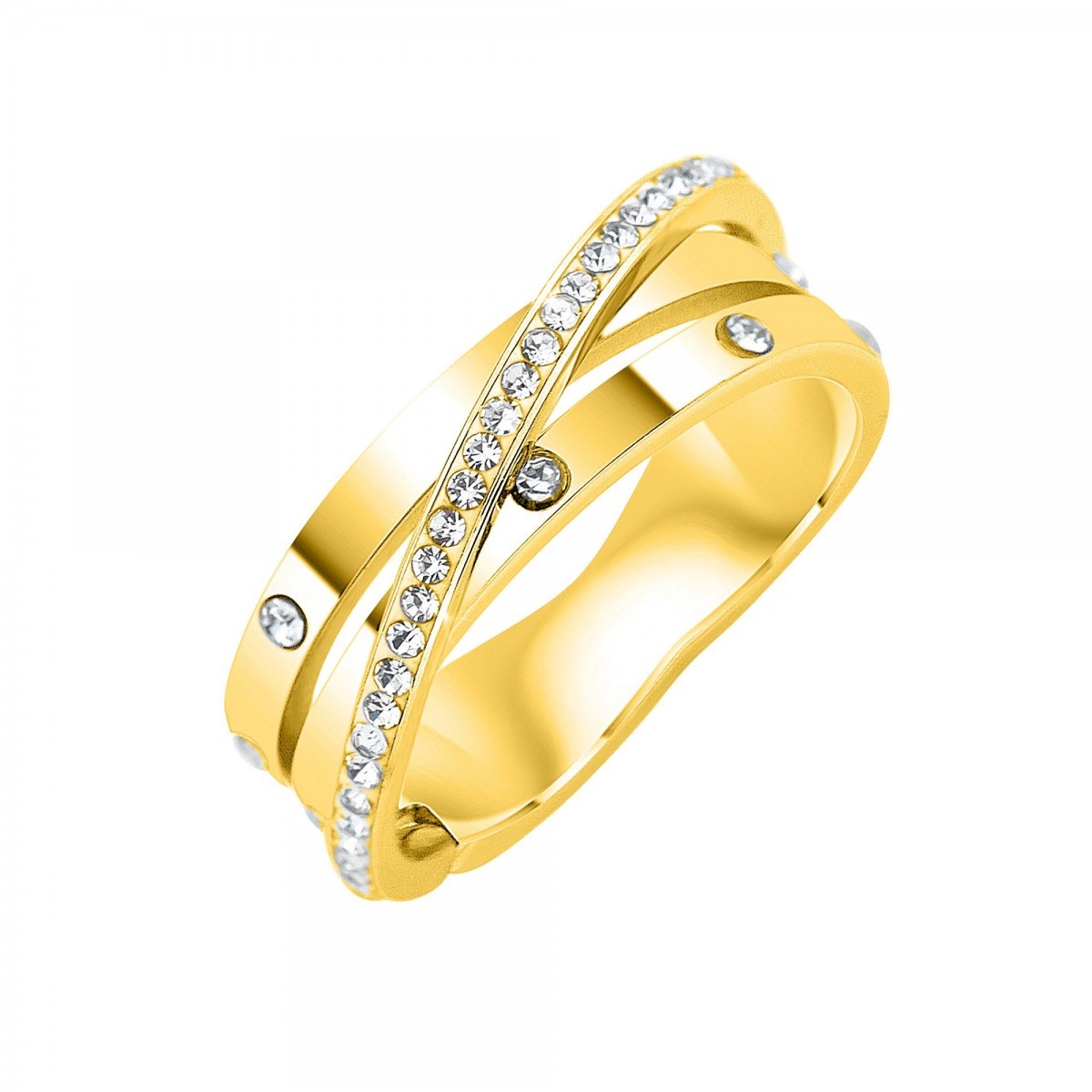 Bague SC Crystal ornée de cristaux scintillants