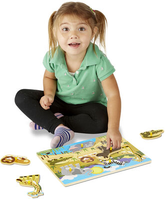 Melissa & Doug Knottepuslespill Safari 7 Brikker