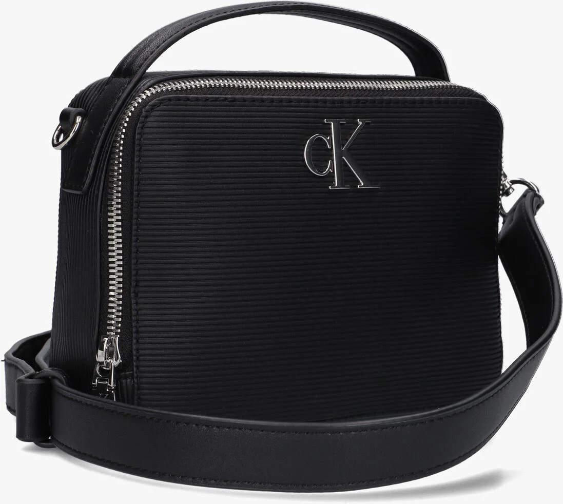 CALVIN KLEIN zwarte calvin klein schoudertas minimal monogram camera bag18 t