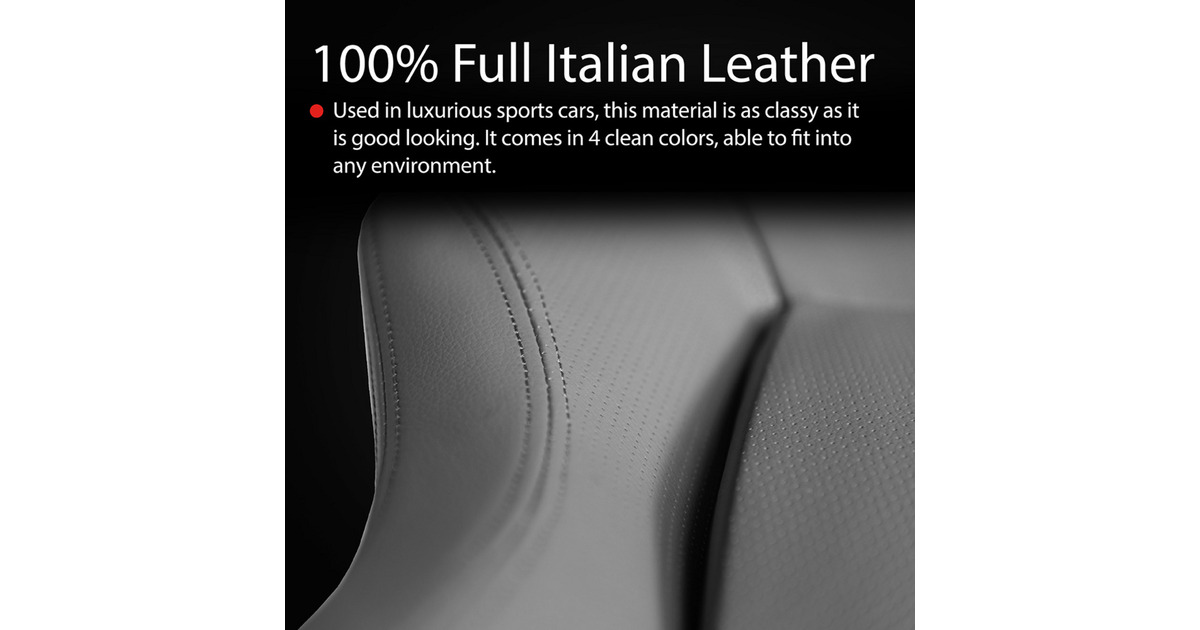 ArozziPrimo - Full Premium Leather - Anthracite gamestoel  (Antraciet)