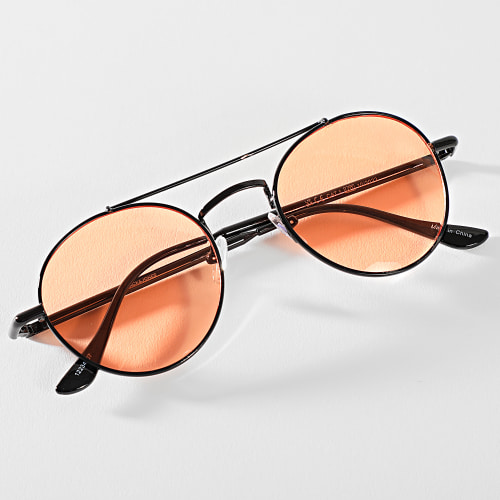 Lunettes De Soleil Julio Noir Orange