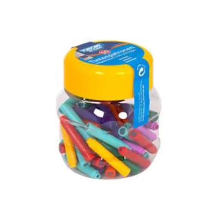 Stylex 23016 Tintenpatronen, farbig, 50er Kunststoffbox