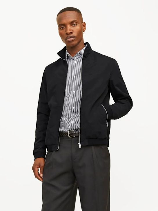 JACK & JONES Übergangsjacke Schwarz