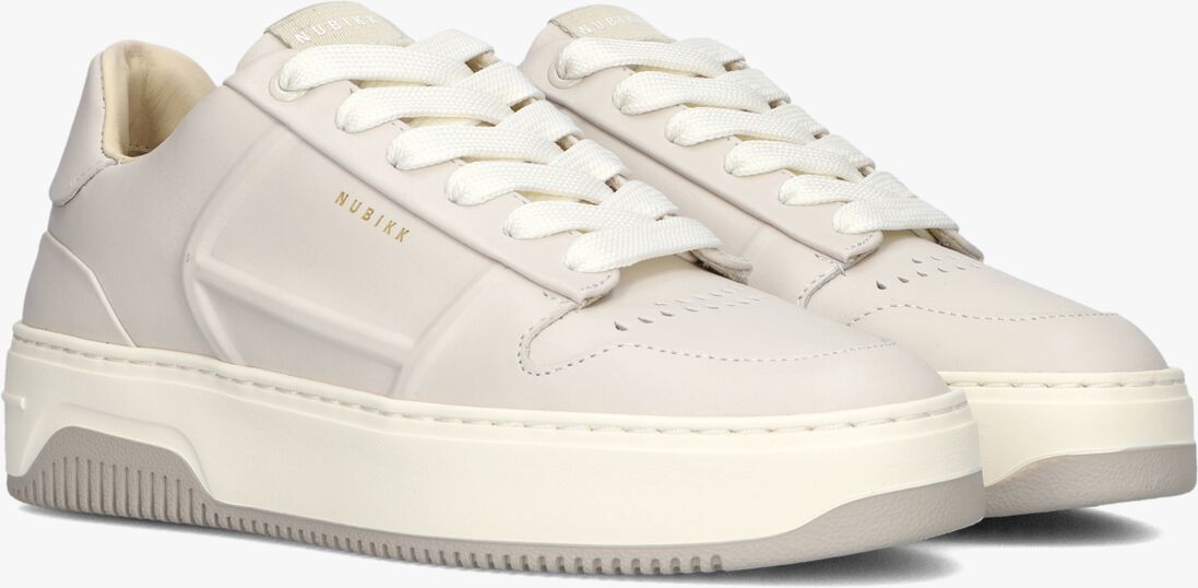 witte nubikk lage sneakers basket cole