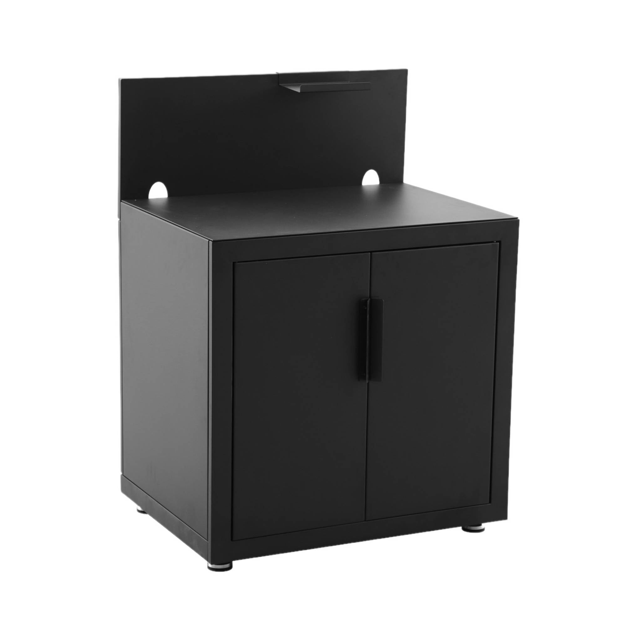 sweeek - Buitenkeuken 5 modules staal en houtdecor