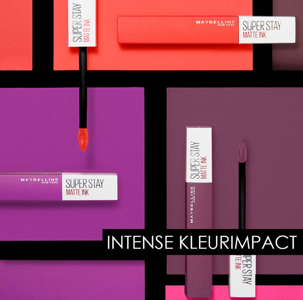 Een lippenstift die goed vasthoudt en niet droogtSuperStay Matte Ink City Edition lippenstift - 70 Amazonian