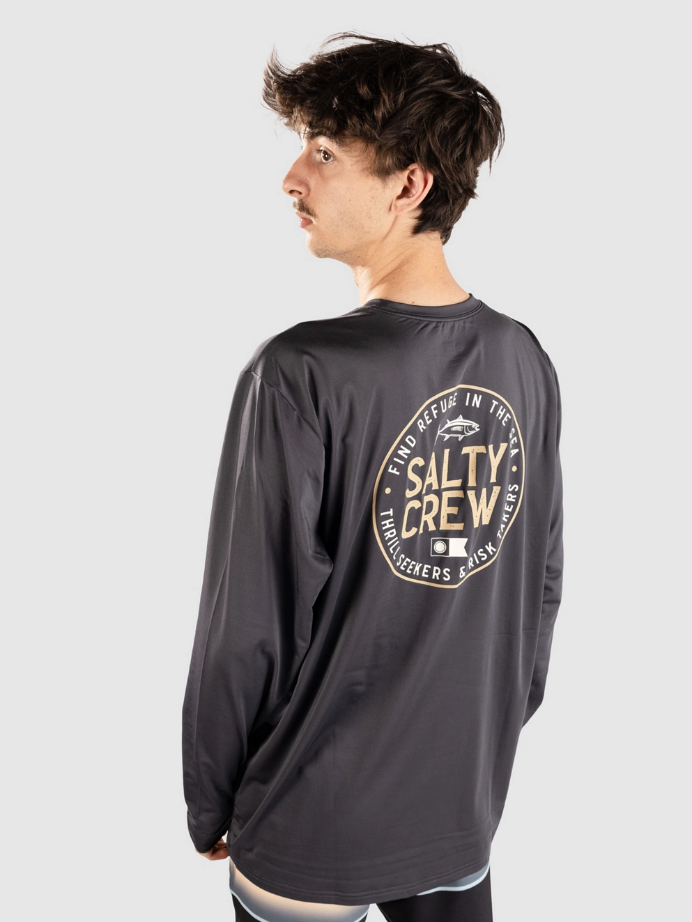 Salty Crew Legendary Sun Longsleeve Lycra charcoal