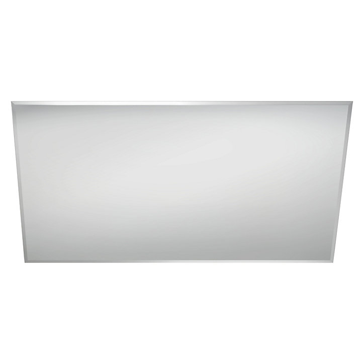 Miroir salle de bains rectangulaire 100X60 cm Wapta argent