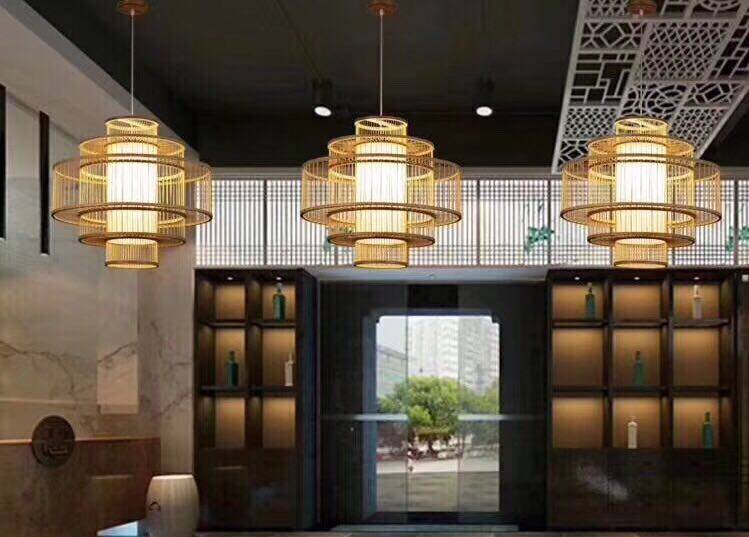 Fine Asianliving Bamboe Hanglamp Handgemaakt Naturel