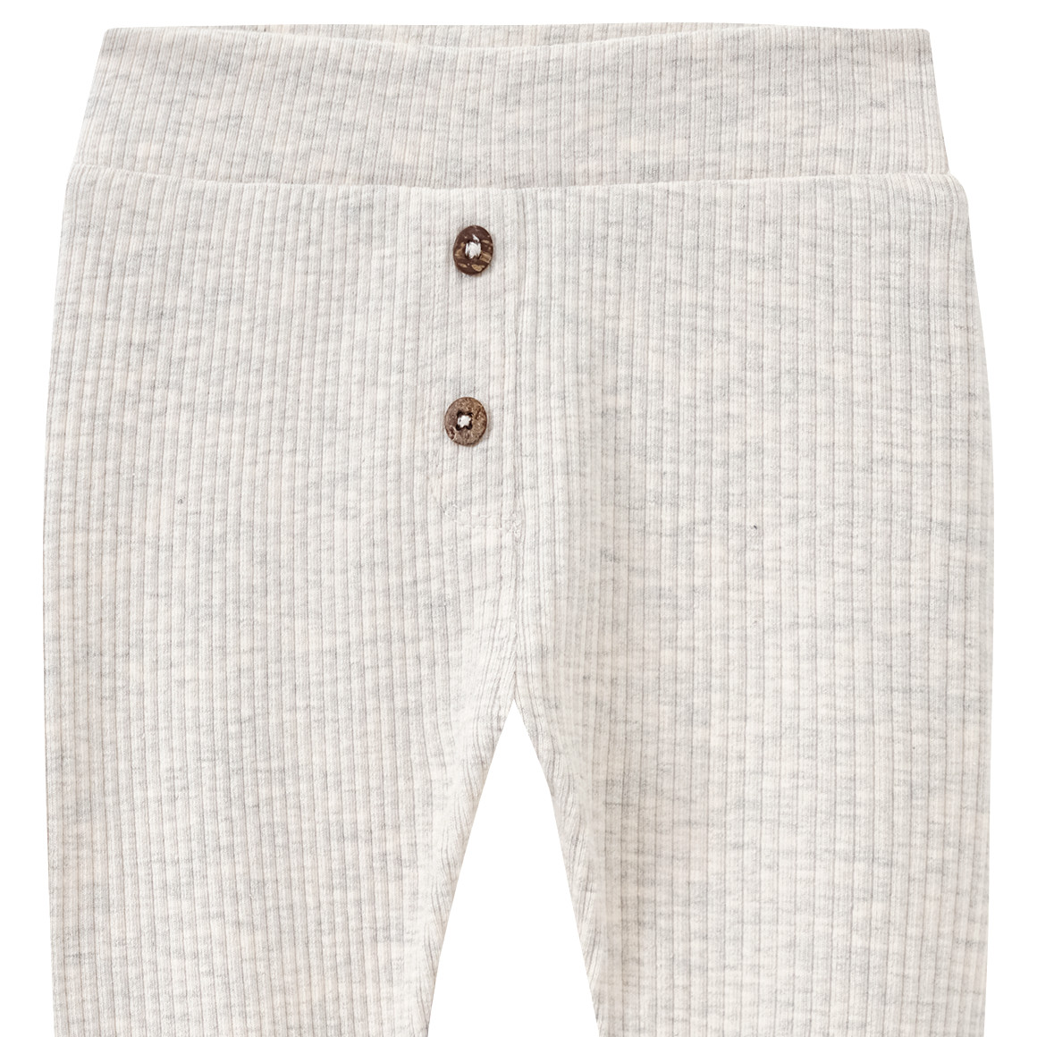Topomini Baby Leggings mit Rippstruktur hellbeige
