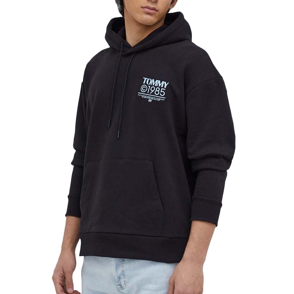 Tommy Hilfiger Sweat à Capuche Noir Homme Tommy Hilfiger Pop Graphic