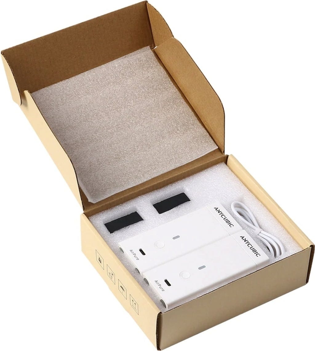 Anycubic  AirPure 2er-Set    Effiziente Luftreinigung bei der Verwendung von Resin-Druckern