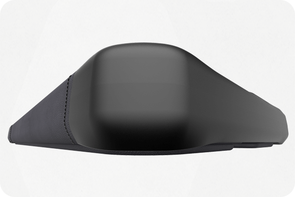 iPhone 13 Pro Antibakterielle Hybrid Folio Recycelte Leder Tasche (AP2X-HYBRF-BKRL) - Schwarz