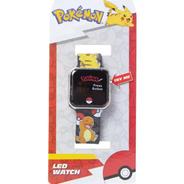 LED Kinder Armbanduhr Pokémon
