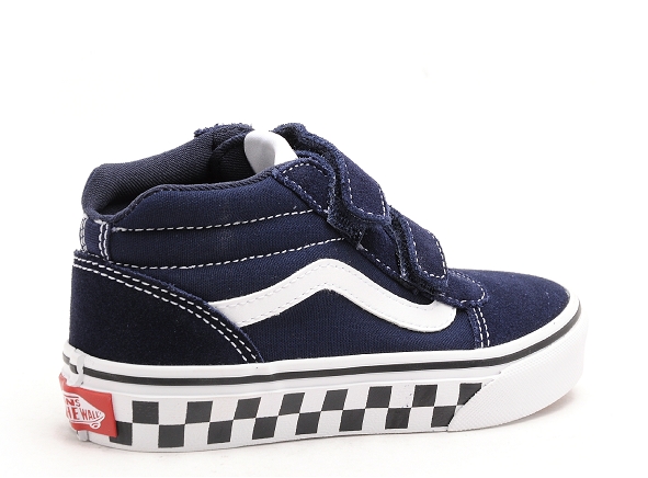 Vans boots bottine enfant yt ward midv checker bleu