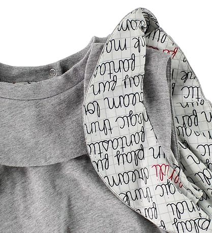 Fendi Kids Kleid - Graumeliert m. Rüschen/FendiRumi