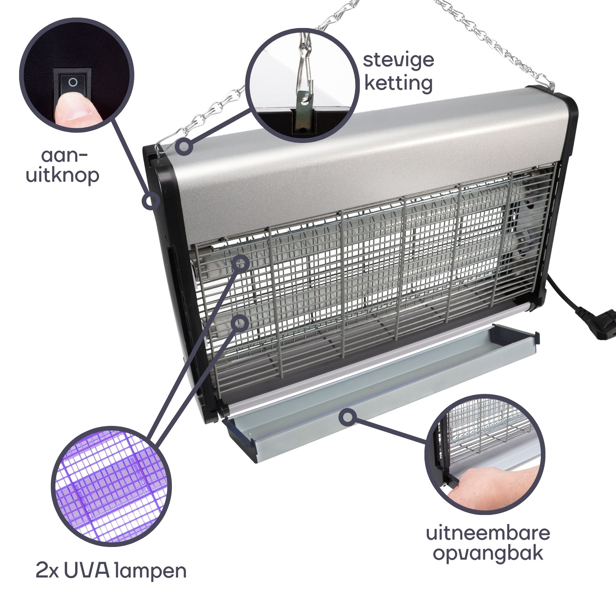 Perel GIK09N1 insectenlamp