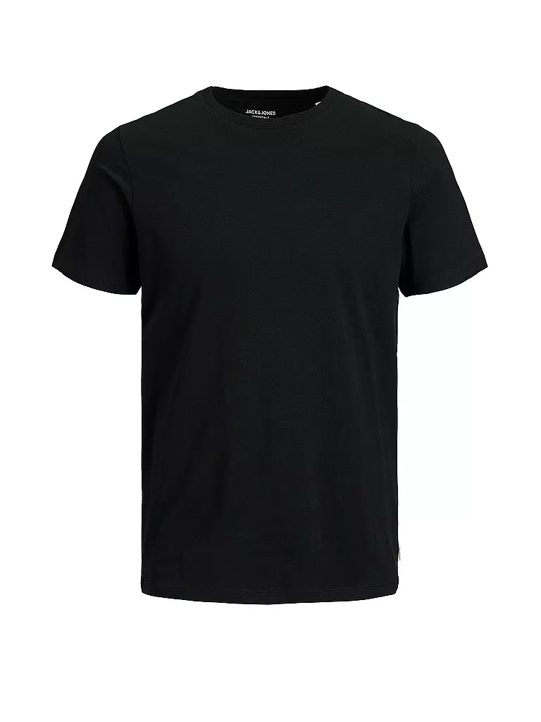 JACK & JONES T-Shirt JJEORGANIC schwarz