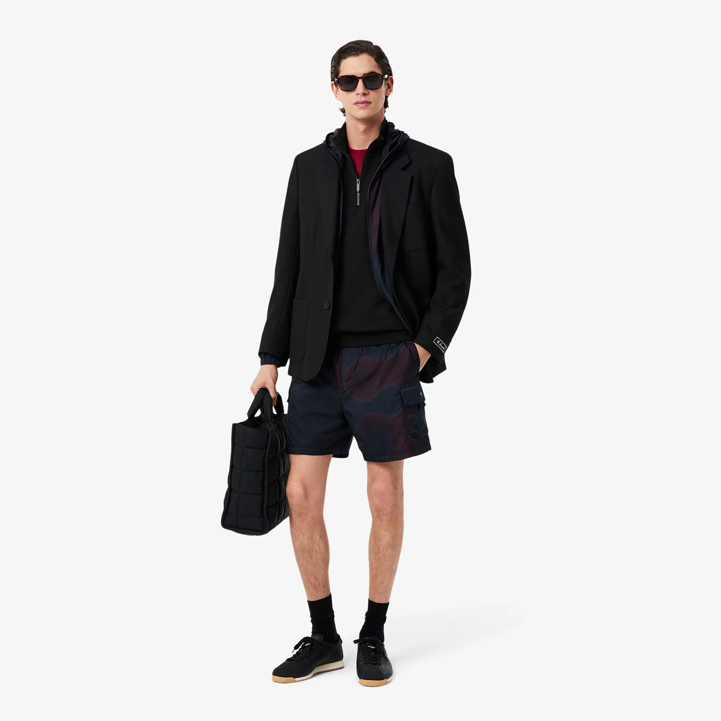 Lacoste High Neck Sweat-shirt Hommes - Noir