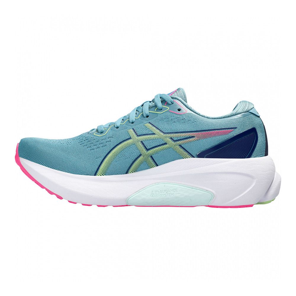Asics GEL-KAYANO 30 - Chaussures running Femme gris blue/lime green