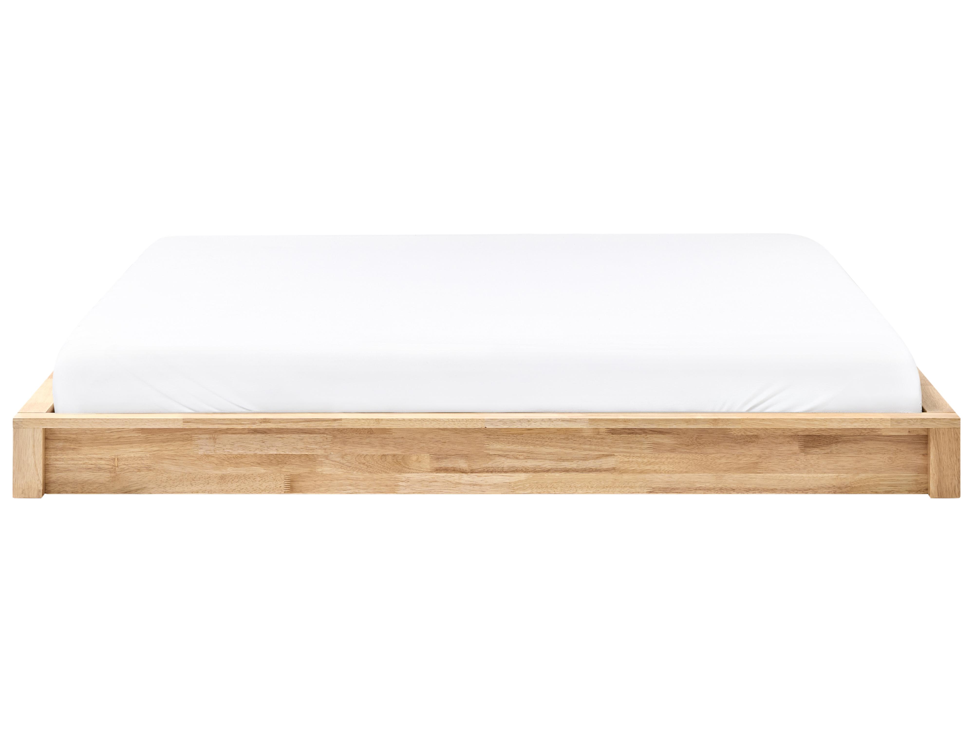 Bed zonder hoofdbord Hout ANTRAS 180 x 200 cm Lichtbruin