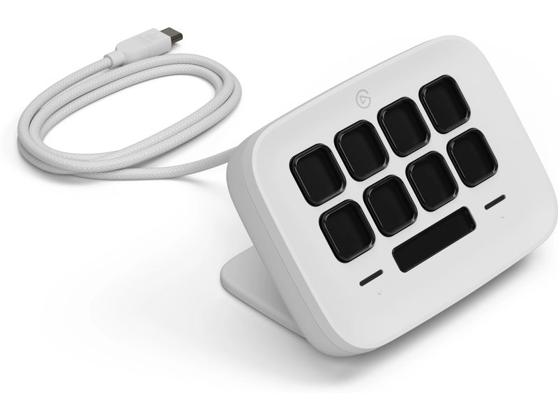 Elgato Stream Deck Neo USB-Produktivitäts-Controller mit 8 konfigurierbaren Tasten