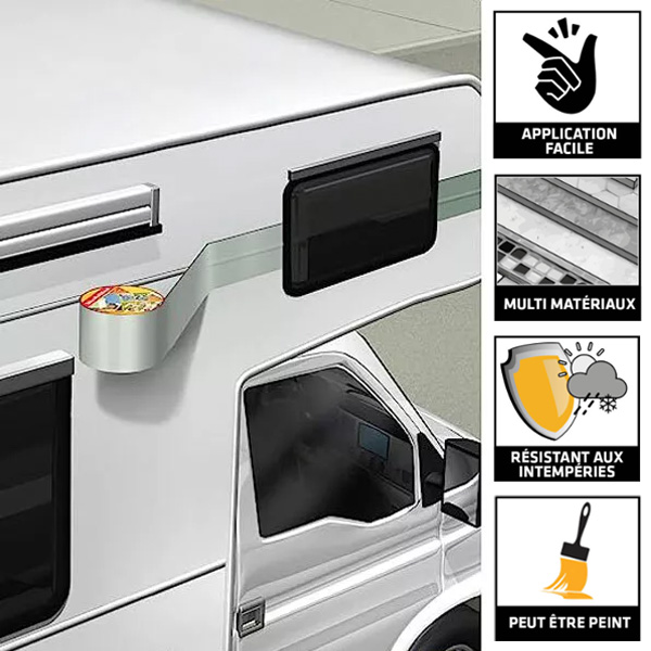 Rouleau 3M SIKA MULTISEAL BT Gris 3 m x 100 mm