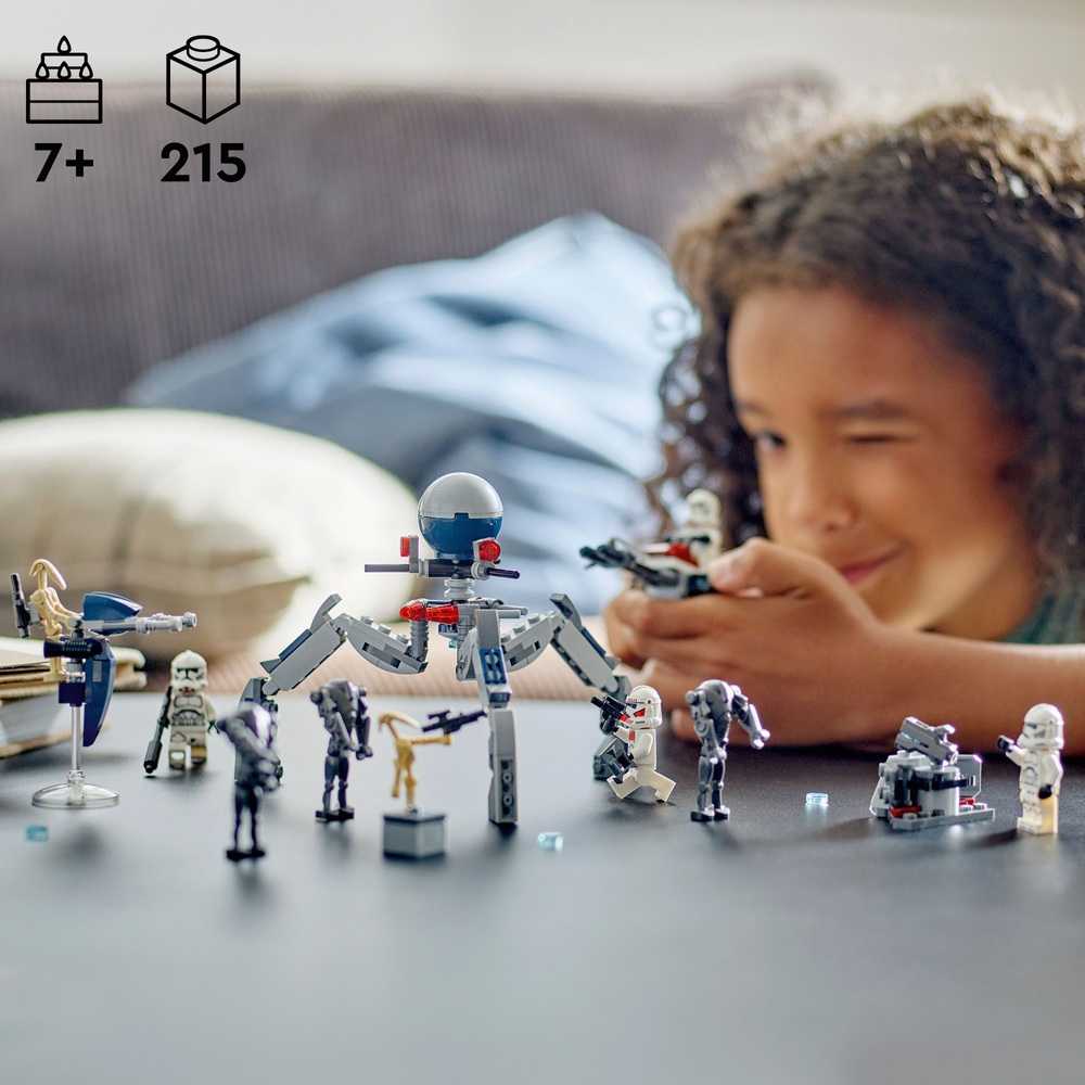 LEGO Star Wars 75372 Klonkrieger & Kampfdroiden-Kampfpaket