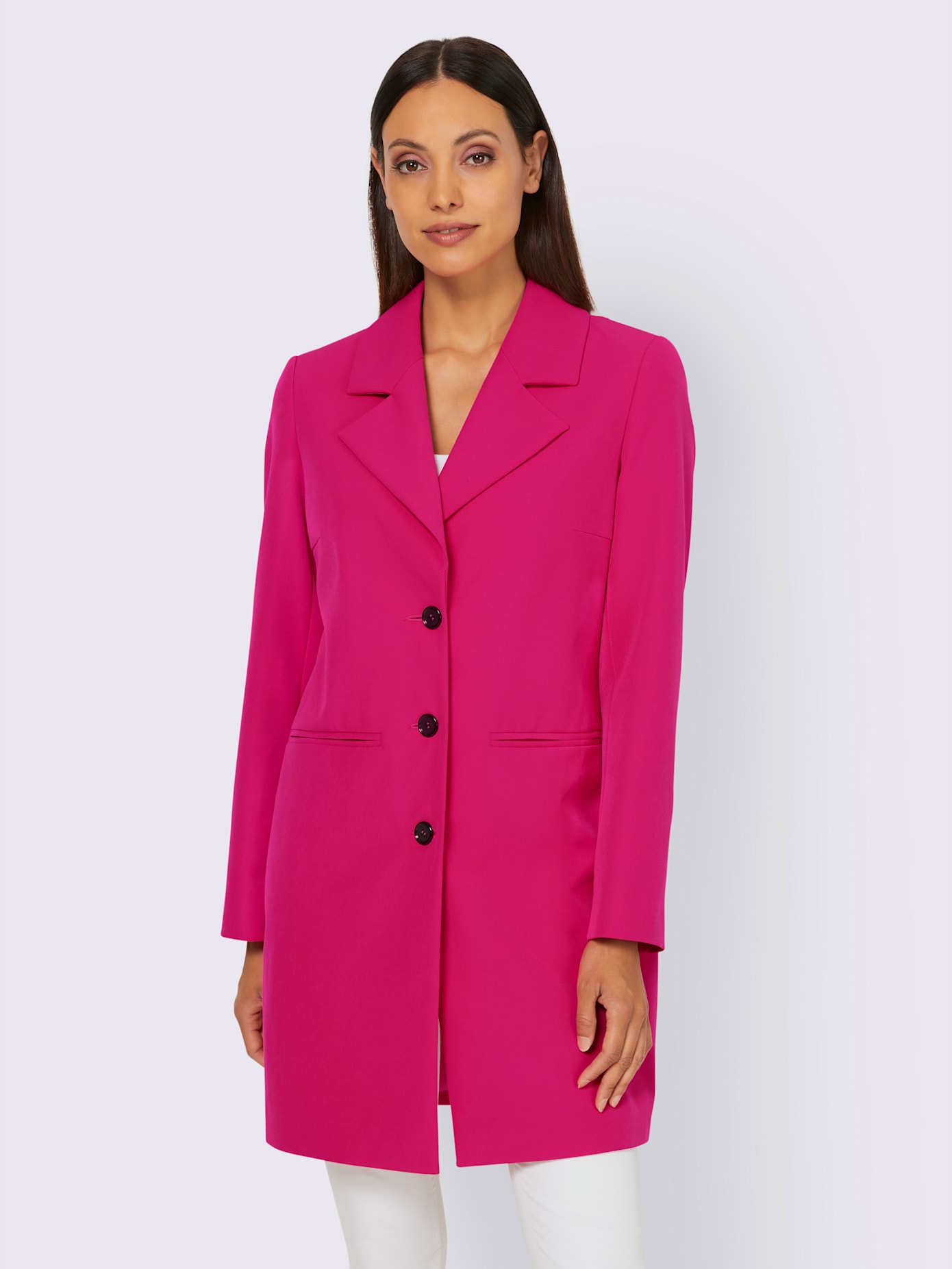 Manteau matière douce au joli tombé