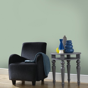 Vliesbehang uni groen (dessin 2258-50)