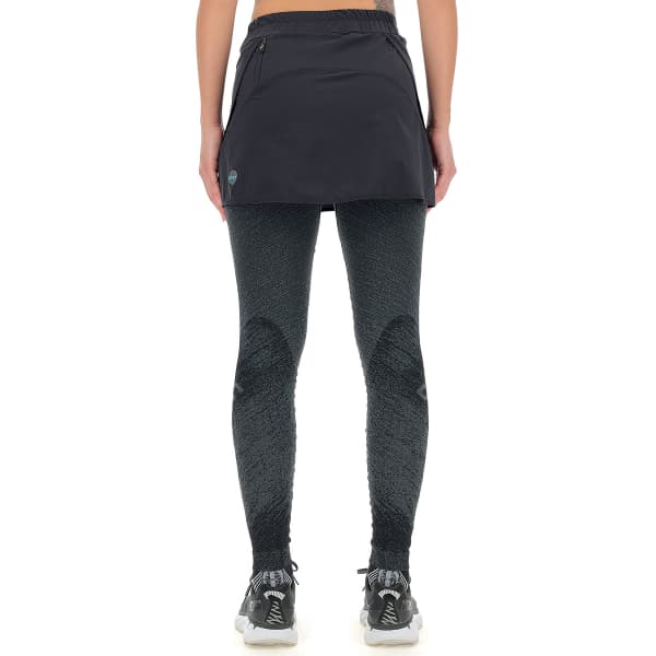 Collant running UYN LADY RUNNING EXCELERATION SKIRT 2IN1 BLACK/CLOUD BLACK CLOUD