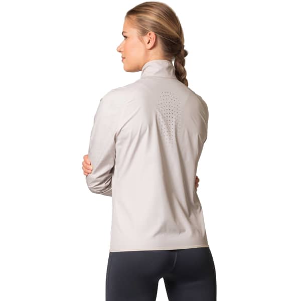 Veste trail ODLO ESSENTIAL LIGHT REFLECTIVE W JKT SILVER CLOUD