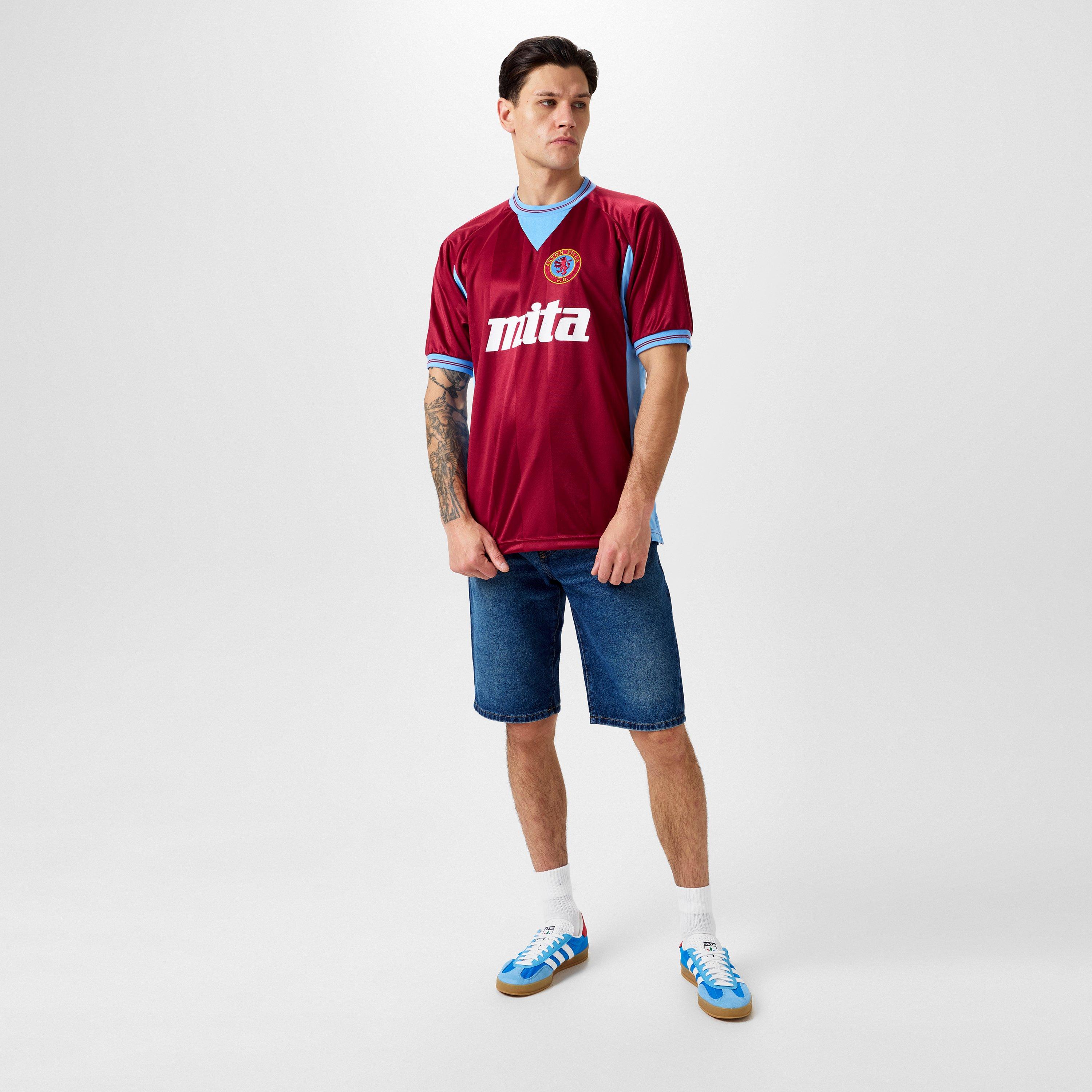 Score Draw S Draw Aston Villa FC84 Home Jersey Mens
